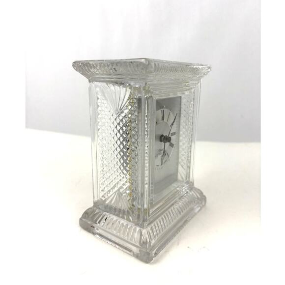 VTG Godinger Clock Hechinger Full Lead Crystal Quartz West Germany 1980s - Picture 8 of 16